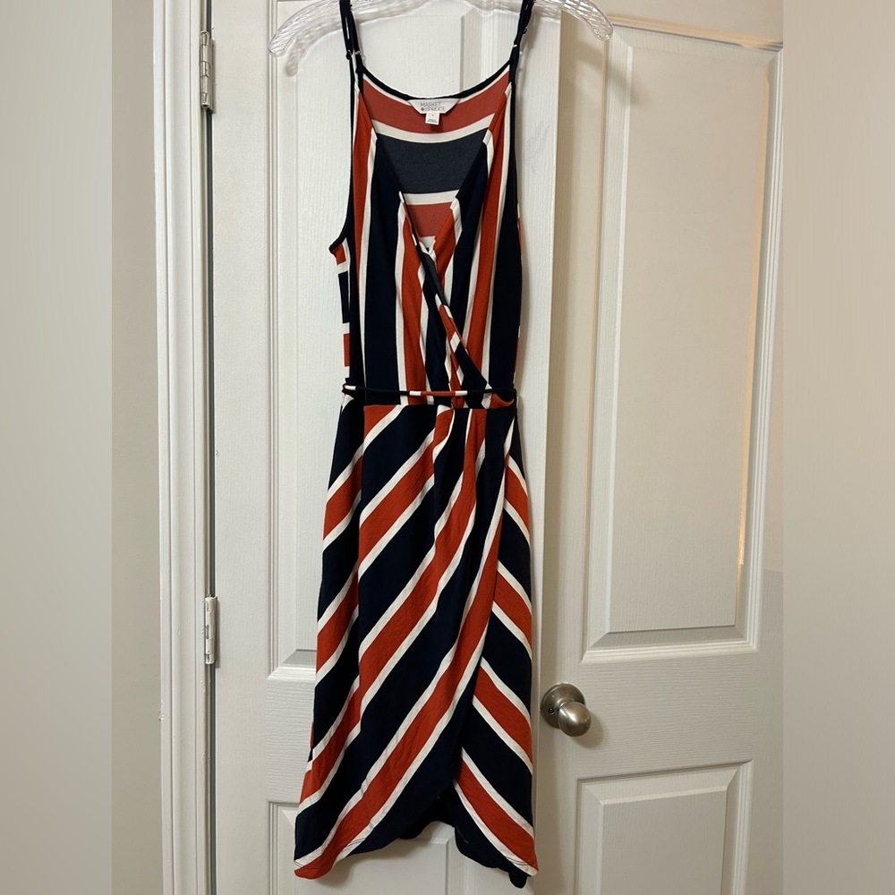 41 Hawthorn - Annora Faux Wrap Knit Dress